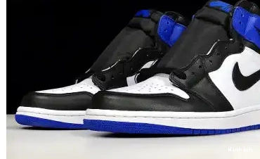 AIR “FRAGMENT” 1 BLACK ROYAL-WHITE 716371-040 RETRO MENS JORDAN SPORT 0705